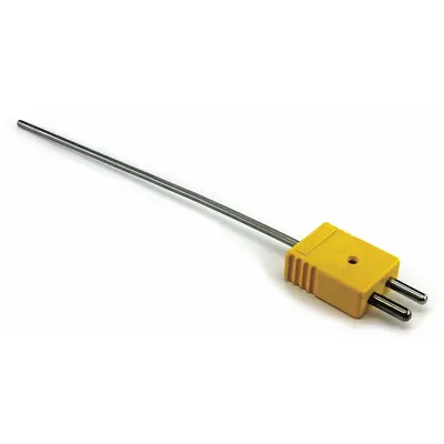 Dayton Thermocouple Probe: -325°F to 2,280°F /-200°C to 1,250°C, Type K, Rounded Tip - Thermocouples for Gas Applications