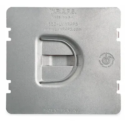 RACO Electrical Box Cover: 2 Gangs, Raised, 3/4 in Raised Ht, For Rectangular Box Shape - Wiring Protector Plates