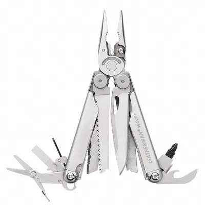 LEATHERMAN Multi Tool Plier: Multi-Tool Plier, 18 Tools, 18 Functions, 4 in Closed Lg - Multi-Tools with Fold-Out Pliers