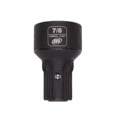 INGERSOLL RAND Impact Socket: SAE, 7/8 in Socket Size, 6-Point, Std - Insider & DXS Impact Sockets