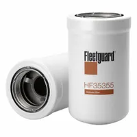 FLEETGUARD Hydraulic Filter: 2"-16 Thread Size, Spin-On, 3 1/8 in Outside Dia, 5 1/2 in Overall Ht (MPN HF35355)