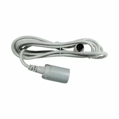 This foot actuator is constructed of gray vinyl and is designed for use with healthcare beds, enabling hands-free adjustment of bed position. It is compatible with Drive Medial equipment and replaces manufacturer part number P703.