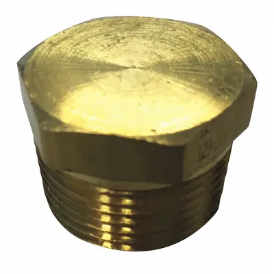 WEATHERHEAD Hydraulic Hose Adapter: Brass, 1/4 in Fitting Size, 1,200 psi Max. Working Pressure @ 70 F - Hydraulic Hose Plugs