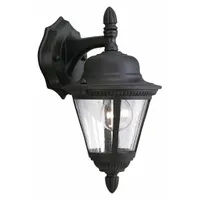 Wall Lantern: Incandescent, 60 W, 120V AC, 12 3/4 in Overall Ht, Aluminum Housing Material (MPN P5862-31)