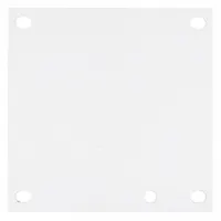 WIEGMANN Interior Panel: Back Panel Panel, 4 in Overall Ht, 4 in Overall Wd, Steel, Powder Coated (MPN N1P0606)