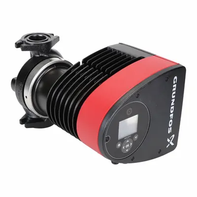 Grundfos Circulating Pump: 3/4 hp HP, 115V AC, Cast Iron, Variable, 62 gpm, 59 ft Max. Head - Intelligent Inline Circulator Pumps