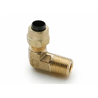 PARKER 169P-4-6 Creep-Resistant Self-Aligning Brass Compression Fitting - Creep-Resistant Self-Aligning Brass Compression Fittings