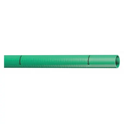 CONTINENTAL Water Suction and Discharge Hose: 4 in Hose Inside Dia., 55 psi, Green - PVC Bulk Water Suction & Discharge Hoses with PVC Cover & Rigid PVC Helix Reinforcemnt