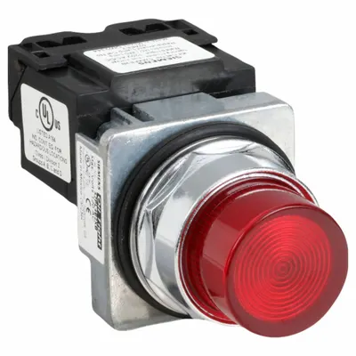 Siemens Pilot Light: 30 mm Panel Mounting Size, Red, LED - LED Pilot-Lights