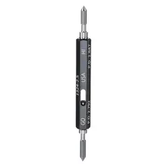 This thread gauge is used to verify the dimensions of M2.5-0.45 metric coarse right-hand threads before or after installing helical inserts. It ensures proper thread formation for helical insert applications in industrial assemblies.
