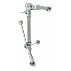 This ZURN flush valve is an exposed, top-spud manual toilet valve with a diaphragm design. It delivers 1.28 gallons per flush (gpf) and is suitable for commercial restroom applications where water conservation is required.