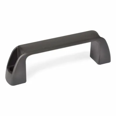 JW WINCO Standard Pull Handle, Black Nylon, M8 Screw, 0.31 in Grip - Standard Pull Handles