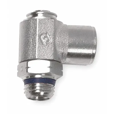 AIGNEP USA Universal Flow Control: Elbow Fitting, Screwdriver Slot - Elbow-Style Speed Control Valves