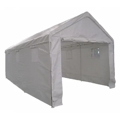 OEM Solid Wall Kit: White, (4) Walls, Polyethylene, 11C549 - Sidewalls for Canopies