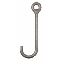 PEERLESS J-Hook: 250 lb Working Load Limit, 80 Hook Grade, Alloy Steel, 5/16 in Material Thick (MPN JBA031)