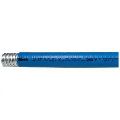 LIQUATITE LAFG-13 Food Grade Liquid-Tight Flexible Metal Conduit