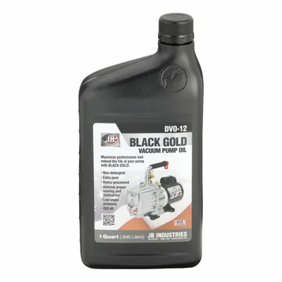 JB INDUSTRIES Refrigerant Evacuation Pump Oil: ISO-46, 1 qt Container Size - Oil for Evacuation Pumps