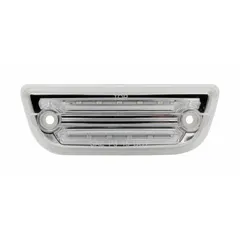 Rectangular LED clearance marker light with clear lens and surface mount design. Features an OEM connector for electrical connection and hole mount type. SAE P3 rated for side or rear visibility marking on heavy-duty trucks and trailers.