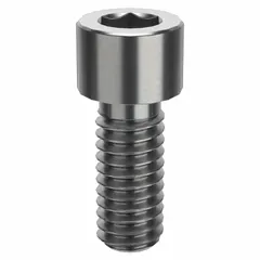 Inch-system standard socket head cap screw with 5/16"-18 thread size and 3/4" length. Made from 316 stainless steel with plain finish, right-hand thread, and 1/4" drive size. Used for fastening components in industrial machinery, equipment assembly, and structural applications.