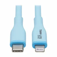 EATON TRIPP LITE Usb Cable: Type C End 1, Lightning End 2, Blue, 6 ft Lg, 2.0 USB Specification (MPN M102AB-006-S-LB)