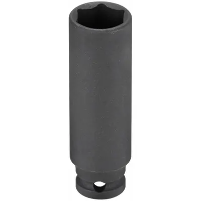WESTWARD Impact Socket: 1/4 in Drive Size, Metric, 8 mm Socket Size, 6-Point, Deep - 1/4" Drive Impact Sockets