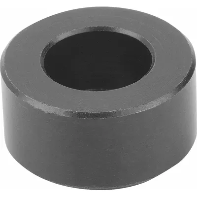KIPP Counterbored Insert w/Flat Face: 25 mm Dia, 6.6 mm Bore Dia, 10 mm Ht - Counterbored Steel Inserts with Flat Face