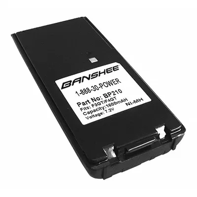 BANSHEE Radio Battery: Fits Icom, For A24/A6/F21/F21S/F3/F30/F31/F4/F40/F41 Series - ICOM-Compatible Batteries