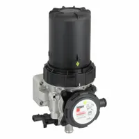 Cartridge crankcase ventilation filter with synthetic media. Outside diameter 5 15/32 in, bottom outside diameter 15 7/16 in. Used in heavy-duty diesel engines to remove oil mist and contaminants from blow-by gases