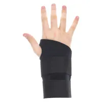 CONDOR Wrist Support: Ambidextrous, M Ergonomic Support Size, Black, Fits 6 to 7 in