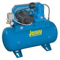 JENNY Fire Sprinkler Air Compressor: 1 hp, 1 Stage, Horizontal, 30 gal, 7.4 cfm, 40 psi, Base Model (MPN K1S-30UMS-115/1)