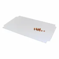 HAMMOND Inner Panel: Back Panel Panel, 15.04 in Overall Ht, 9.13 in Overall Wd, Steel, Galvanized (MPN 1590ZGRP243PL)