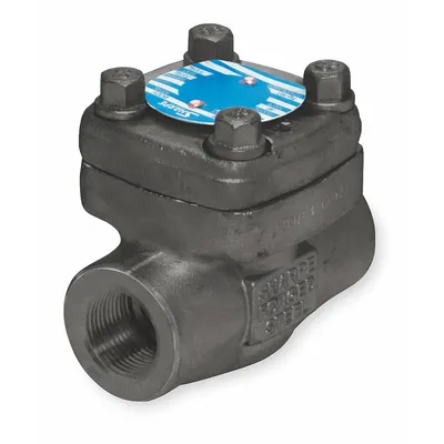 SHARPE Piston Check Valve: Piston, Inline Valve Body, 1 in Pipe Size, FNPT x FNPT - Stainless Steel Inline Piston Check Valves