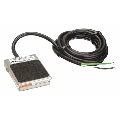 LINEMASTER Foot Switch: Treadlite II Series, 1 Pedals, Momentary, SPST-NO - Single-Pedal Foot Switches