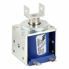 Solenoid valve component for ice machines, controls water flow during ice-making and harvest cycles. Used in commercial and industrial refrigeration applications to maintain consistent ice production.
