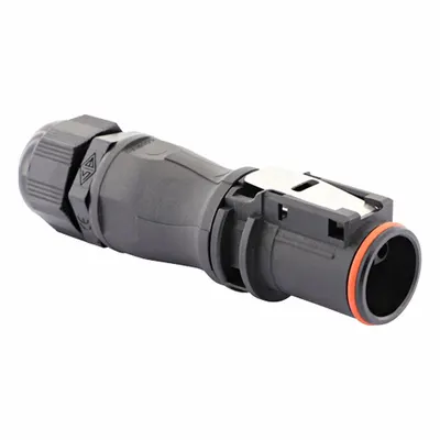 SOURIAU Trim Trio UTL Plug with Cable Gland, 3 + Ground Contacts, 16 A, IP69K - Trim Trio UTL Harsh Environment Circular Connectors