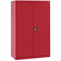 SANDUSKY Shelf Cabinet: 46 in x 24 in x 72 in, Recessed Handle & Keyed, 22 ga Panel Thick, Frame (MPN EA4R462472-01)