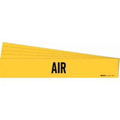 BRADY Air Adhesive Pipe Marker - Air Adhesive Pipe Markers