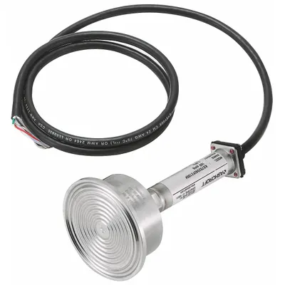 ASHCROFT Sanitary Pressure Transmitter: 2 in Triclamp, 0 to 60 psi, 4 to 20mA DC - Sanitary Pressure Transmitters with Cable & Wire Leads