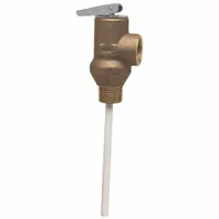 WATTS Temperature and Pressure Relief Valve: MNPT x FNPT, 1/2 in x 1/2 in Connection Size, Bronze (MPN 1/2 1XL- 8-150210)
