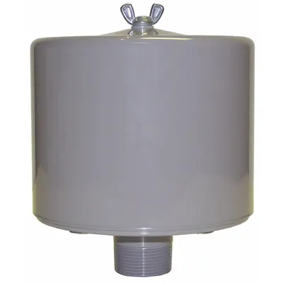SOLBERG Filter Silencer: 1 in (M)NPT Inlet Size, 55 cfm, 6.62 in Overall Ht - Air Compressor Intake Filters & Silencers