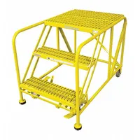 COTTERMAN Work Platform: 2.5 ft Platform Ht - Max, 24 in x 24 in, Steel, 800 lb Load Capacity (MPN 3WP2424A3B8AC2P6)