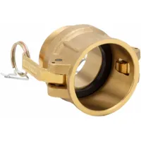 Cam and Groove Coupling: 4 in Coupling Size, 4 in Hose Fitting Size, 4 in -8 Thread Size, Nitrile (MPN G400-B-BR)