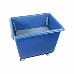 This spring lift kit includes a vinyl-covered platform and powder-coated attachment clips with springs. It is designed for use with the 4612BLR Poly Truck to convert it into an easy-access tilt platform. The gray platform measures 31 in x 21 in x 5/8 in and supports a 150 lb capacity. Typical applications include warehouses and distribution centers for ergonomic access to items without bending.