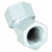 Elbow, 45 Degrees: Iron, Powder Coated, 3/4 in Trade Size, Female to Female, NPT (MPN FF-45-2MWW)