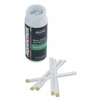 HACH Chemical Test Strips: Test Strips, 50 Tests, 1 3/8 in Overall Lg, 1 3/8 in Overall Wd (MPN 2744850)
