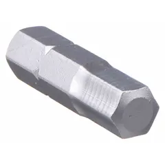This WERA hex insert bit features a standard hex head and a 6.0x25 mm metric industry size. Constructed from stainless steel, it is suitable for driving hex-head fasteners in assembly and maintenance tasks. Not impact rated, intended for hand or low-torque power tool use.
