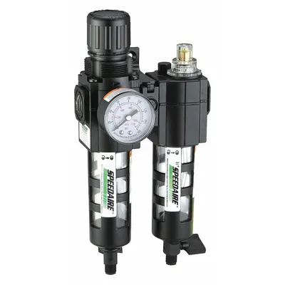 SPEEDAIRE Filter/Regulator/Lubricator: 3/8 in NPT, 51 cfm, 150 psi Max Op Pressure - Speedaire Filter, Regulator & Lubricators (FRLs)