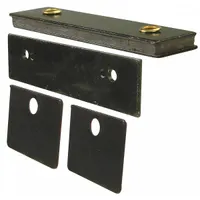 Door Catch: Steel, Magnetic, 3 in Ht, 3/4 in Wd (MPN 4FCW4)