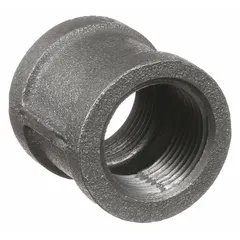 Threaded x Threaded straight coupling, Class 150, rated for 300 psi at 150°F. Used to connect two pipes in a straight line in medium-pressure industrial piping systems handling steam, water, gas, or oil.