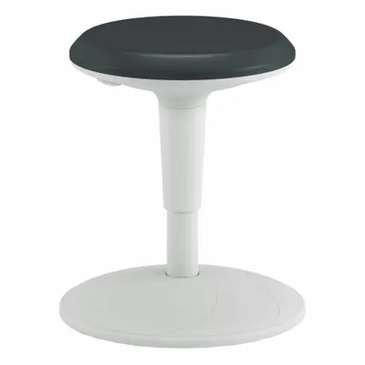 HON Fidget Chair: 18 1/2 in Max Overall Ht, 15 3/8 in Overall Wd, Black - Active Chairs
